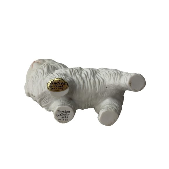 Vintage Persian Cat Andrea By Sadek Porcelain Figurine 1983 Japan 6898 - Picture 9 of 12